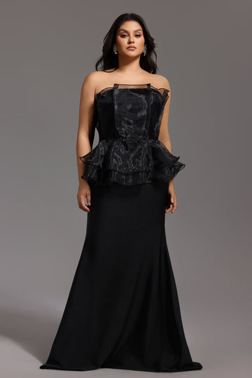 Oria Sleeveless Fishtail Bandage Maxi Dress