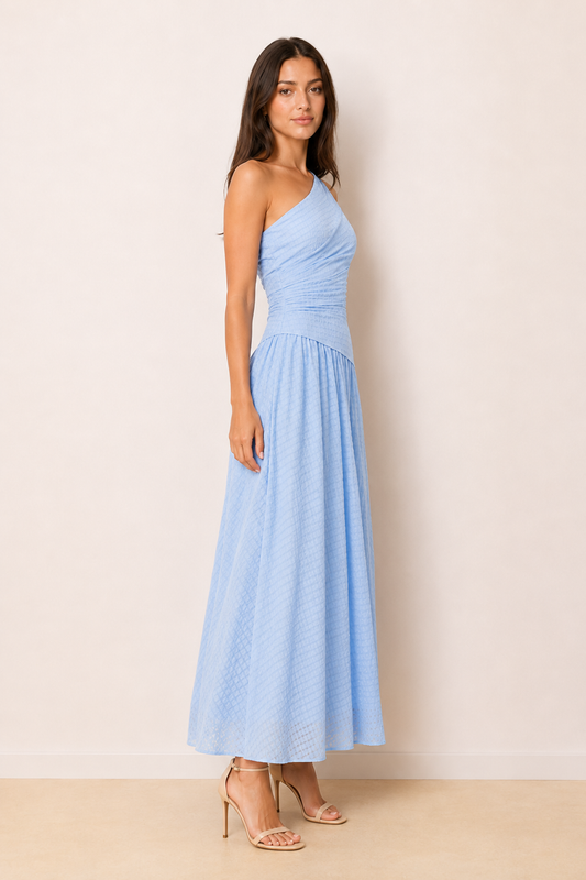 Solid Color Fashion Fitted High-End Dress