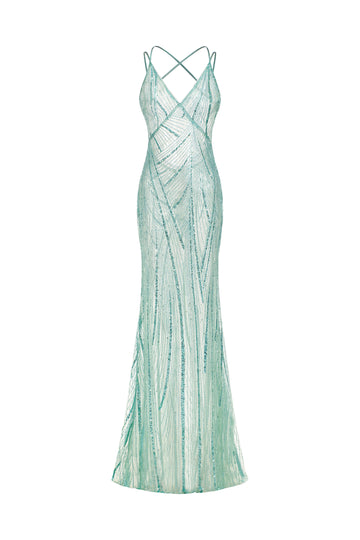 Hilia Glliter Maxi Dress