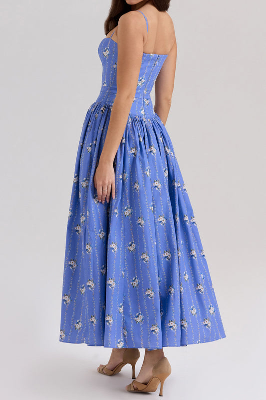 Floral Embroidered Cami Maxi Dress