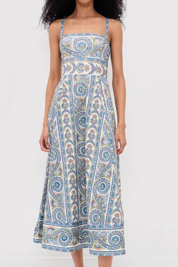 Casual Vacation Long Skirt Printed Dress