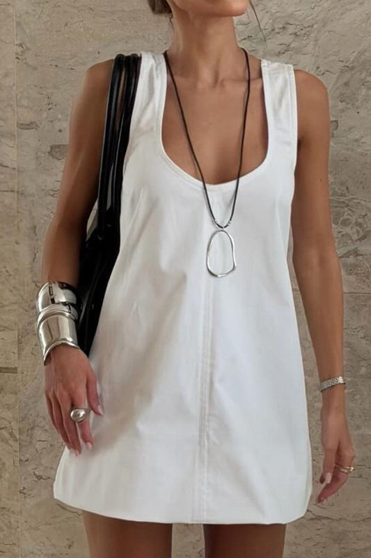 Sleeveless Loose Slimming Casual A-Line Dress