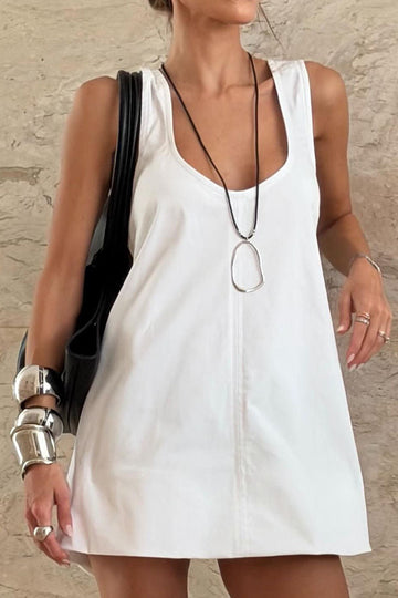 Sleeveless Loose Slimming Casual A-Line Dress