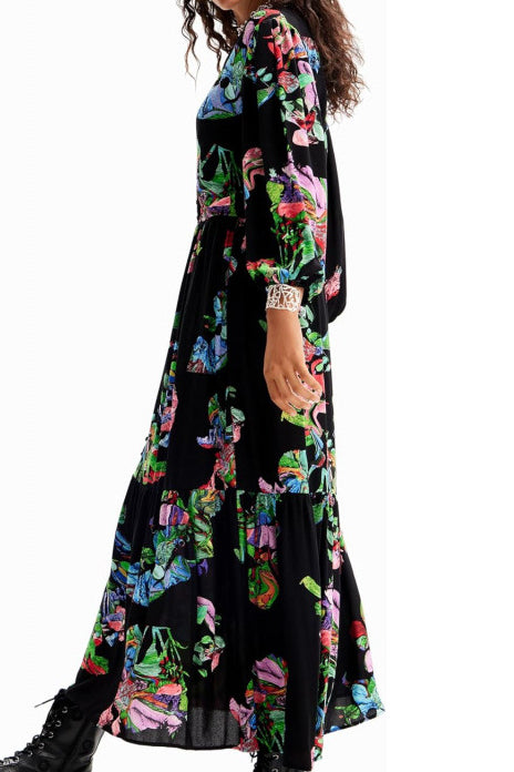 Vintage Waist Cinching Slimming Midi Dress