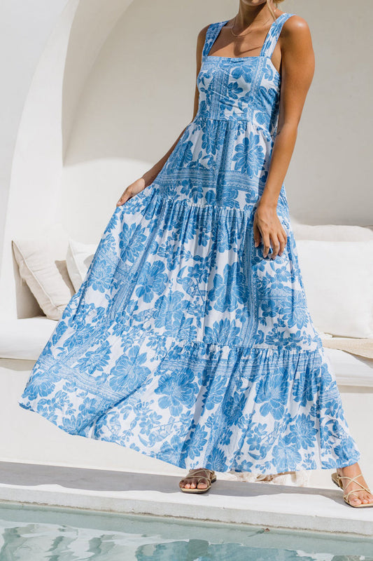 Resort Floral Cami Maxi Dress