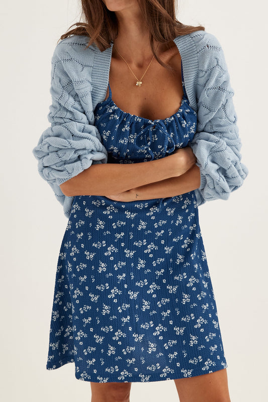 Spaghetti Strap Floral Dress