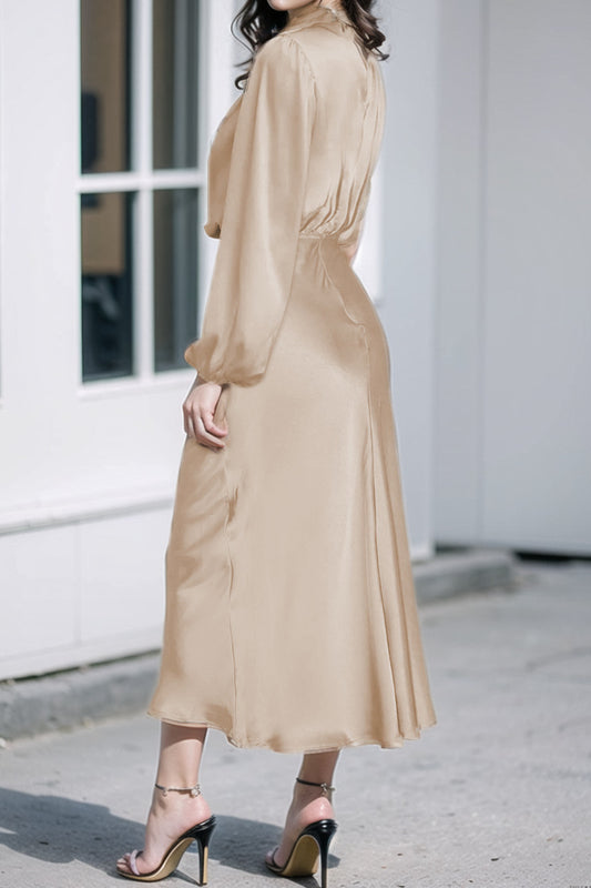 High Neck Blouse Skirt Set