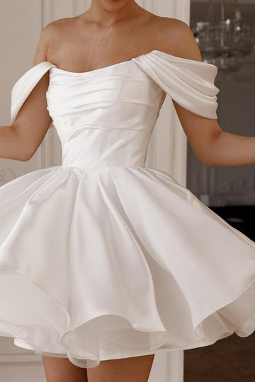 Off Shoulder Skater Mini Dress