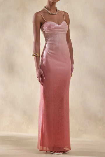 Satin Cami Bodycon Mermaid Dress