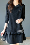 Elegant pearl beaded dress