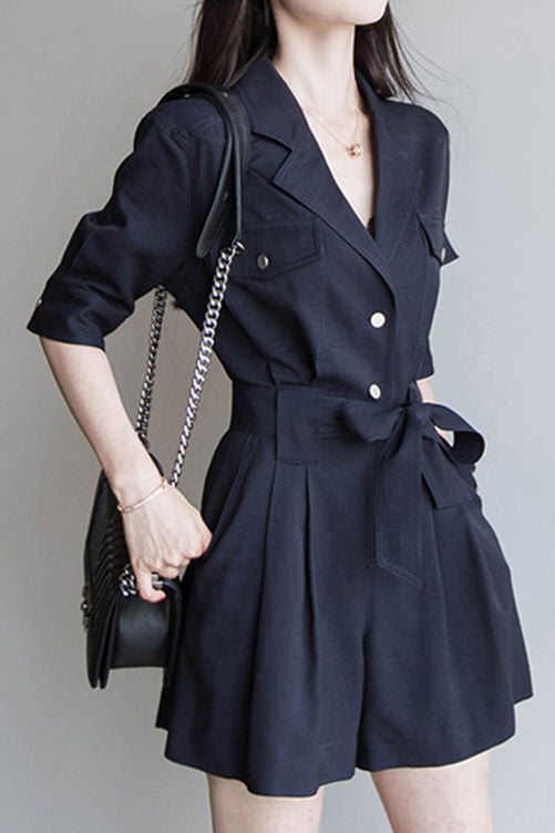 Casual Commuter Suit Jumpsuit