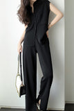 Draped Knit Two-Piece Set