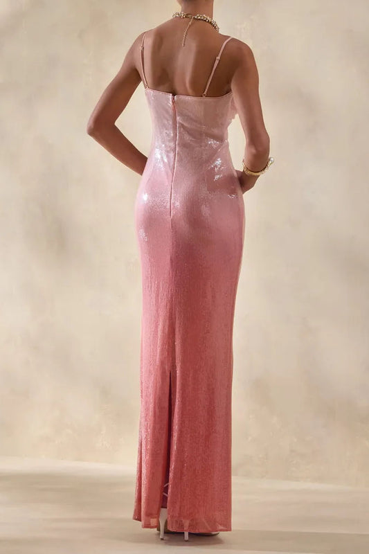Satin Cami Bodycon Mermaid Dress